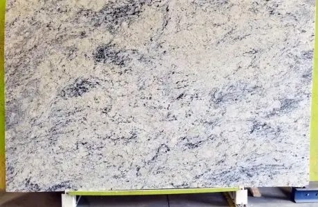 White Ice granite slab