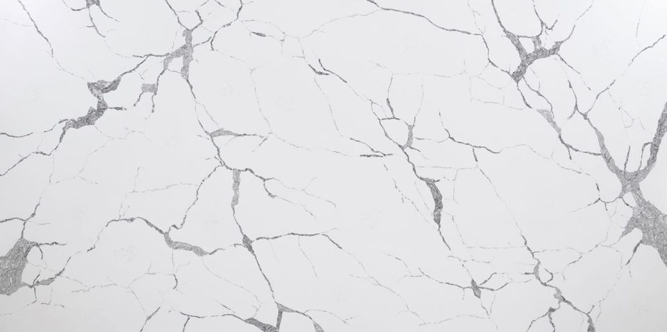 White Onyx quartz slab