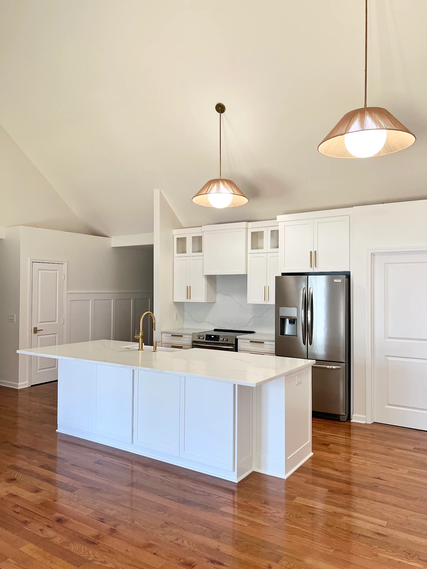 White quartz island — Norcross, GA