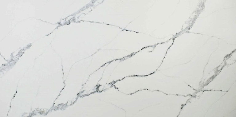 Mikado Tranquility White quartz slab